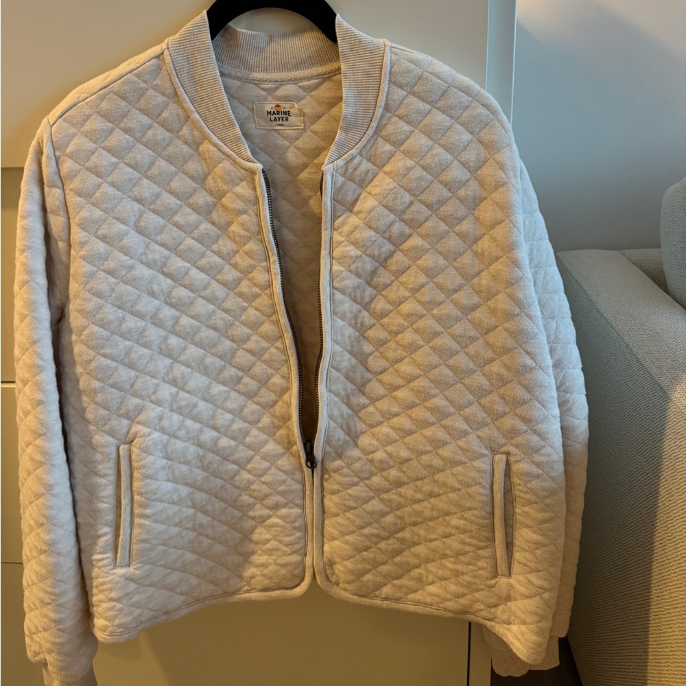 Marine Layer quilted jacket
